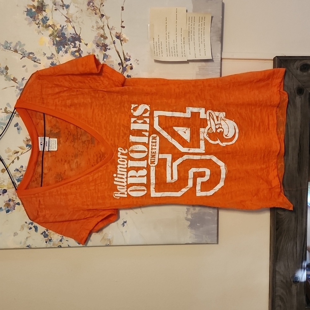 Baltimore Orioles See through tee- Genuine Merchandise